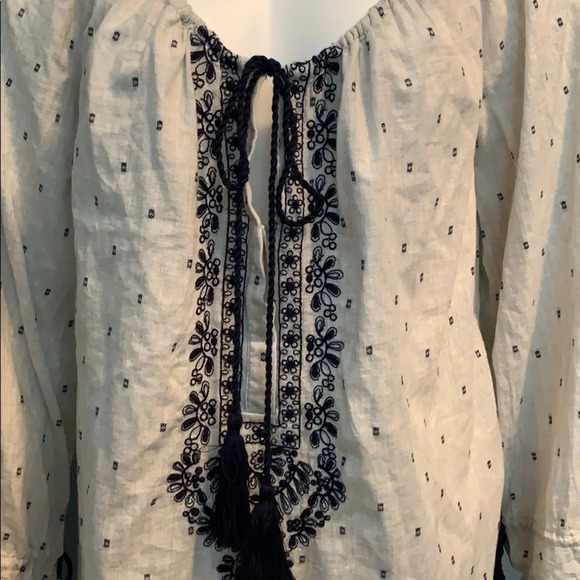 Zara Basics Boho Embroidered Festival Tunic NEW - Picture 2 of 8